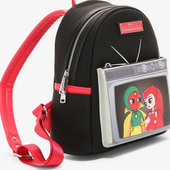 Loungefly Black WandaVision Backpack s-l400.jpg main image 4
